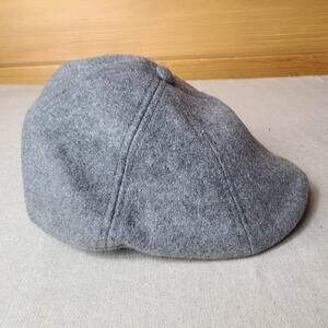 Boston Scally Company Wool Blend Gray Newsboy Cap Classic Hat Preppy Size XS